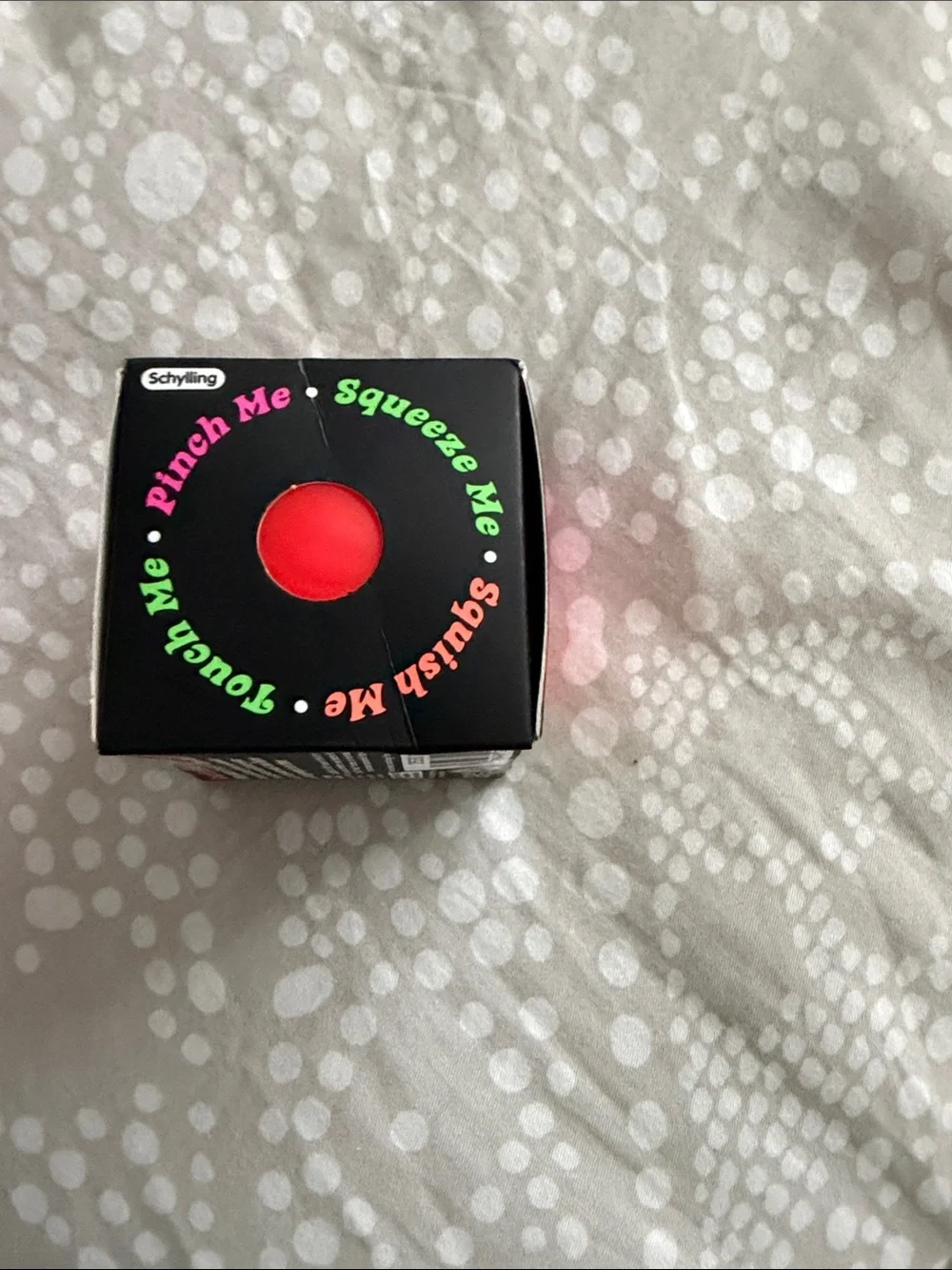 Needoh The Groovy Glob red Sensory Squish Toy NIOP unopened.